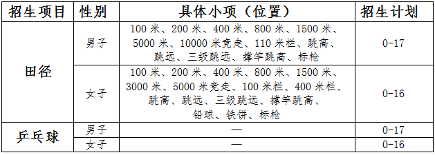 南京工业大学2021年高水平运动队招生简章